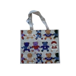 NEW Vera Bradley Outlet Reusable Gift Tote Bag - Toasty Teddies